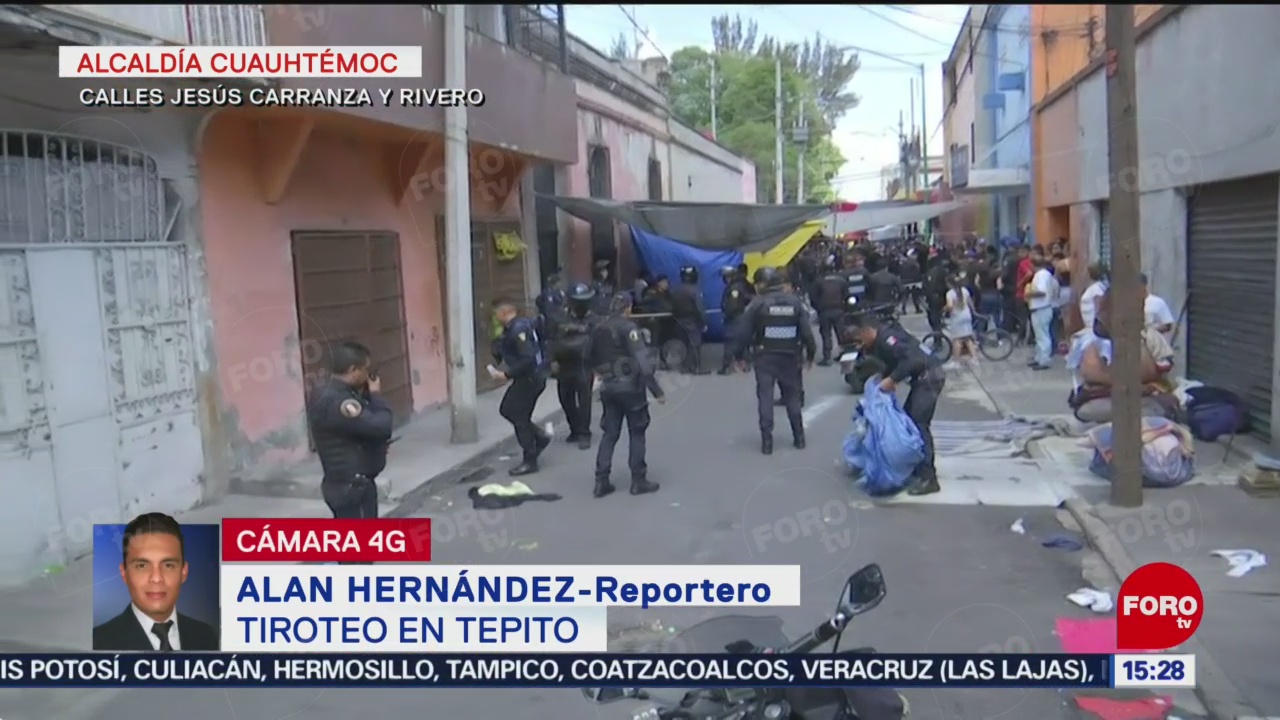 FOTO: Una balacera en Tepito causa un muerto, 28 Julio 2019