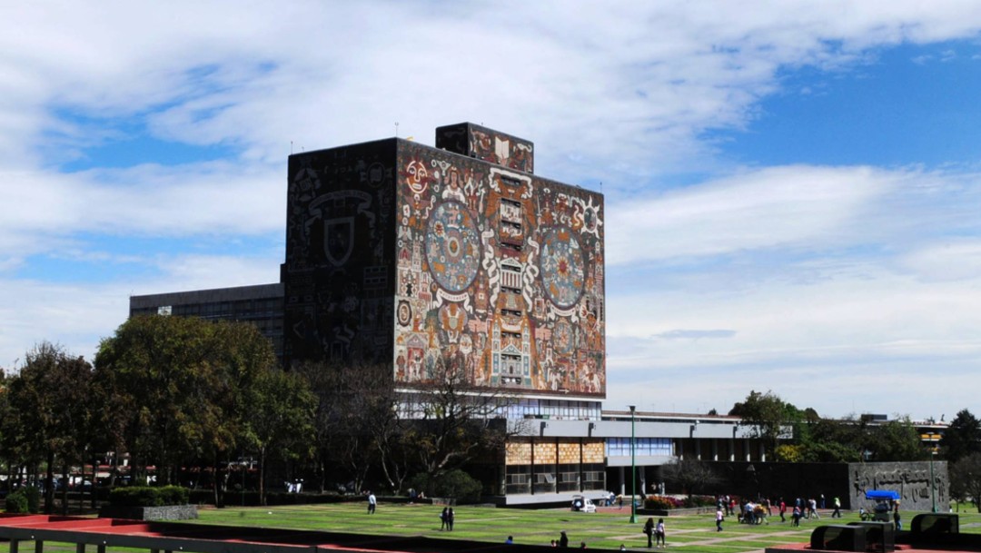 Foto: Biblioteca central de la UNAM, Ciudad de México