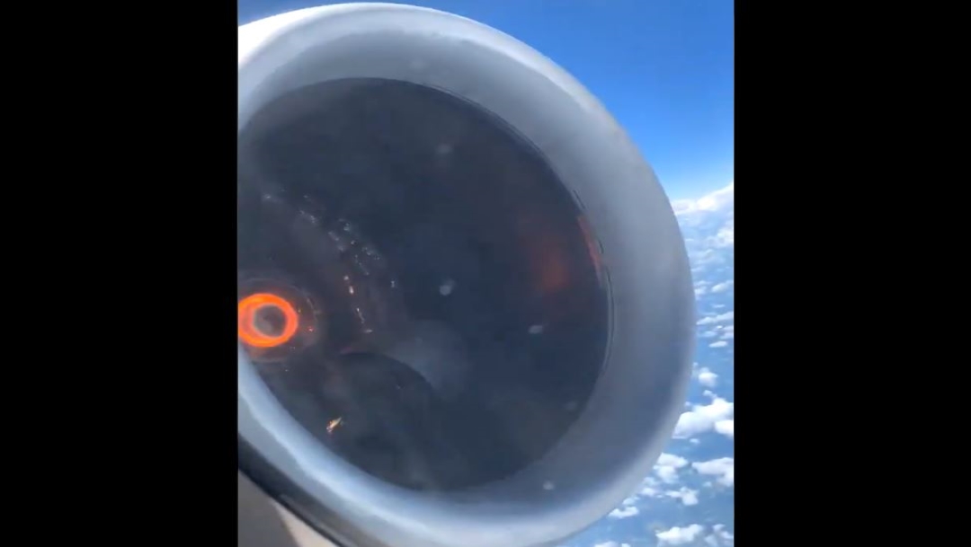 Foto Se incendia turbina de avión de Delta Airlines 10 julio 2019