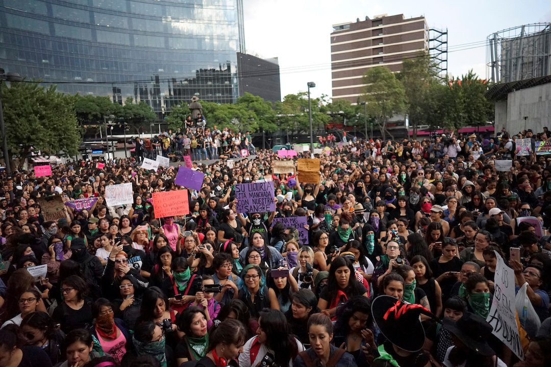 Foto:Protesta del 16 de agosto desde Ciudad de México. 18 agosto 2019