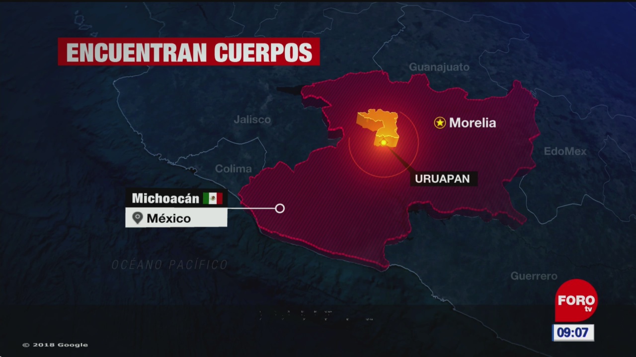 Abandonan restos humanos en Uruapan, Michoacán