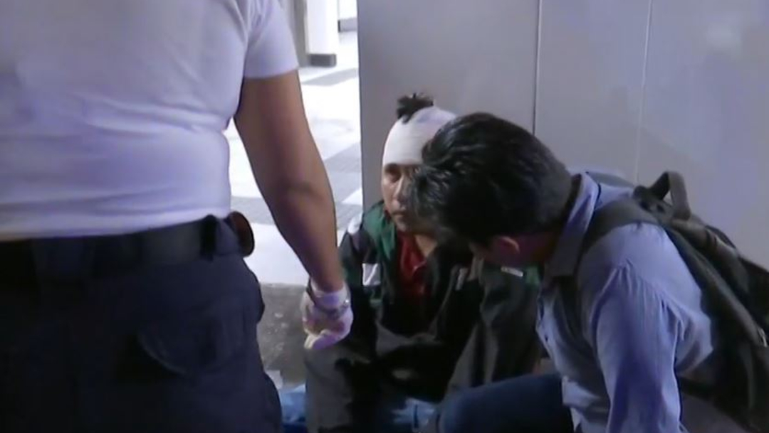 Foto: 5 hombres y una mujer fueron atendidos en diversos hospitales luego de esta riña, 17 de agosto de 2019 (Noticieros Televisa)