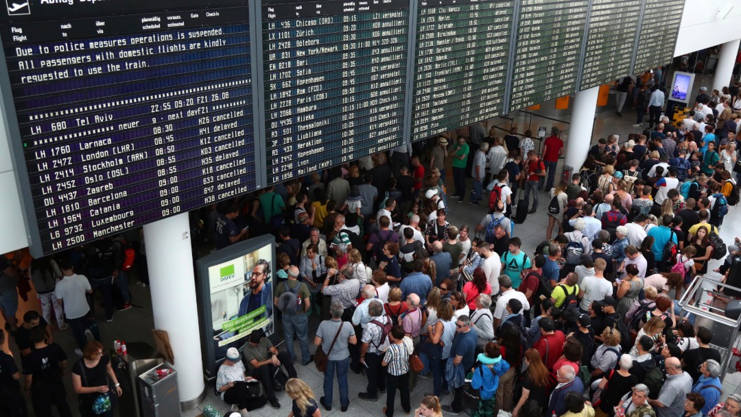 Foto: Retrasos en vuelos de Múnich, 27 de agosto de 2019, Alemania