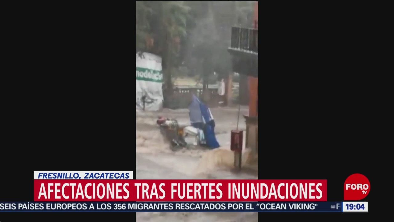 FOTO: Afectaciones tras fuertes inundaciones en Fresnillo, Zacatecas, 24 Agosto 2019