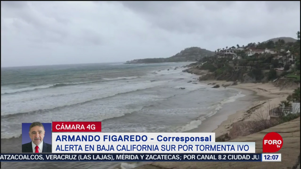 Alerta en Baja California Sur por la tormenta tropical 'Ivo'