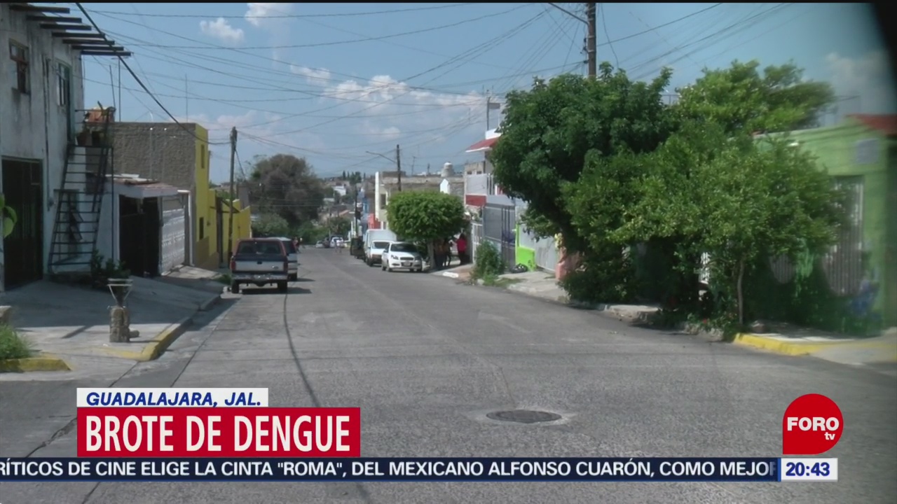 Foto: Alerta Brote Dengue Guadalajara 29 Agosto 2019