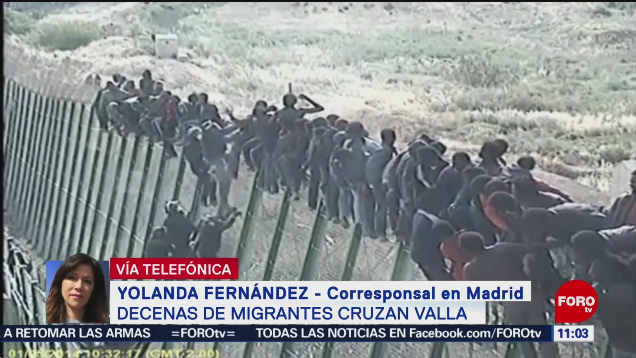 FOTO: Alrededor de 150 migrantes saltan la valla de Ceuta, 31 Agosto 2019
