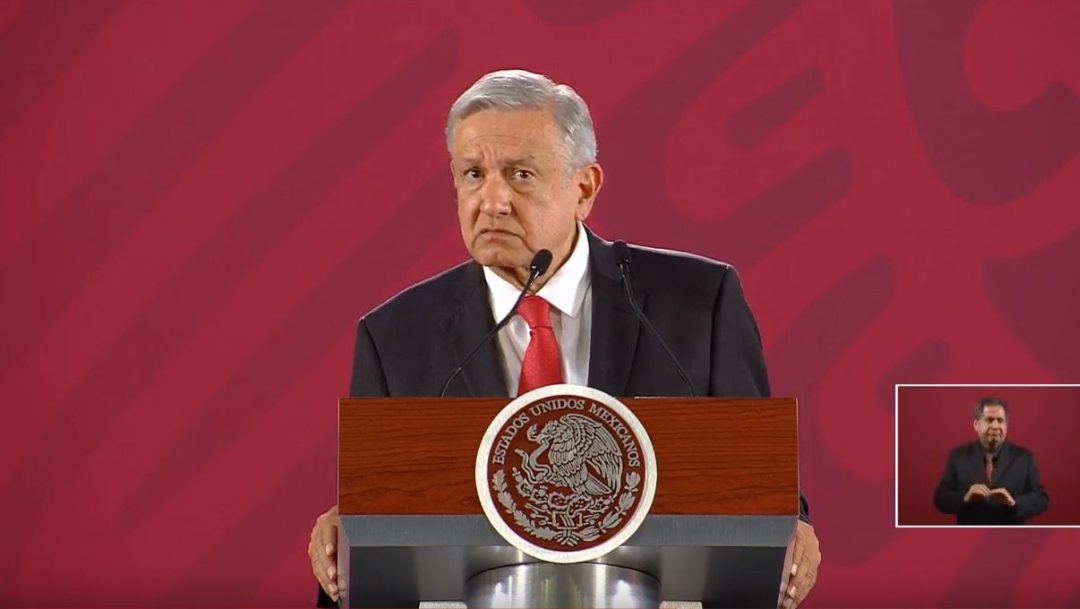 Foto: El presidente de México, Andrés Manuel López Obrador, ofrece una conferencia de prensa sobre la Cartilla Moral, 15 agosto 2019