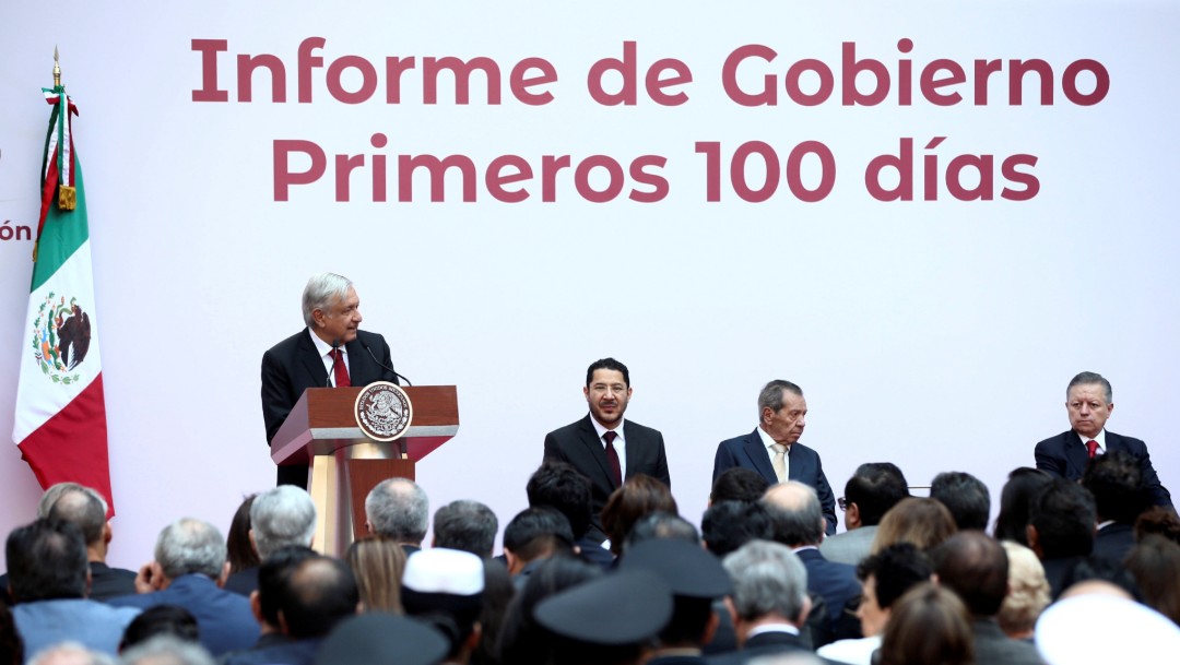 Foto: Informe de AMLO por cien días de gobierno, 11 de marzo de 2019, Ciudad de México