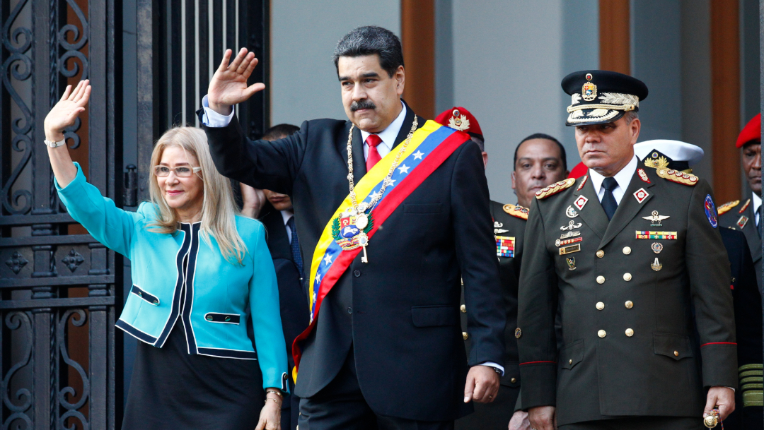 Foto: Maduro acusa a Trump de intervencionista, 10 de agosto de 2019 (AP)