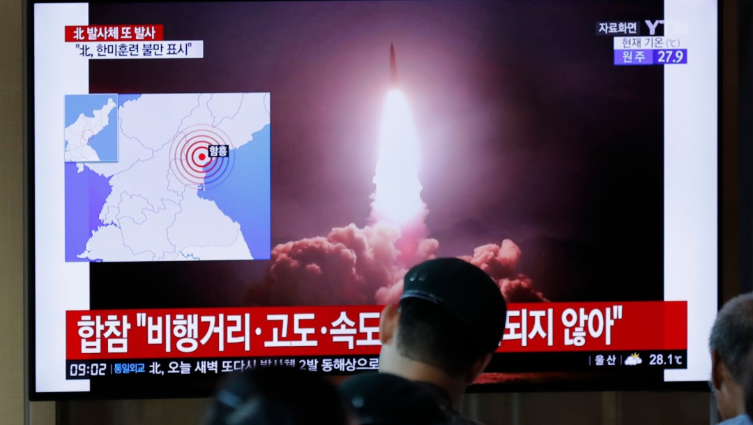 Foto: Las fuerzas de Washington y de Seúl se encuentran analizando los datos recopilados sobre la trayectoria de los proyectiles, 09 de agosto de 2019, (AP)