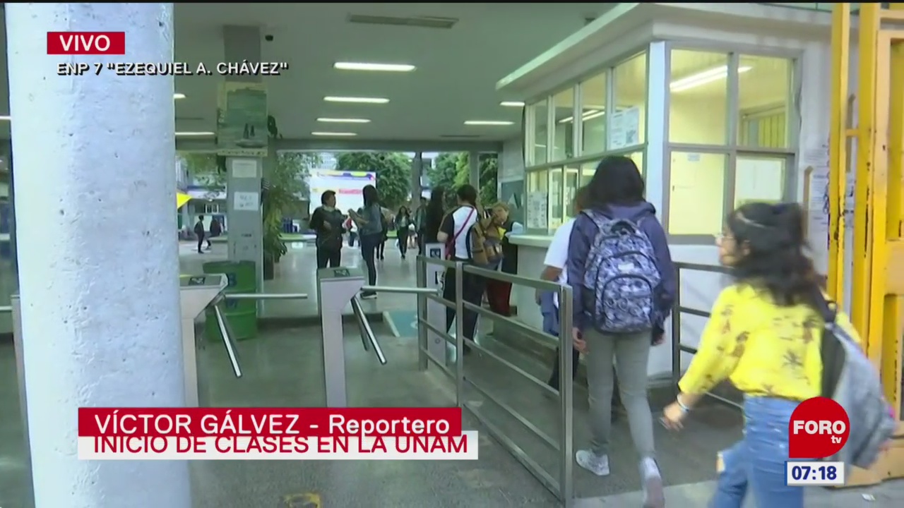 Aplican operativo tras inicio de clases en la UNAM