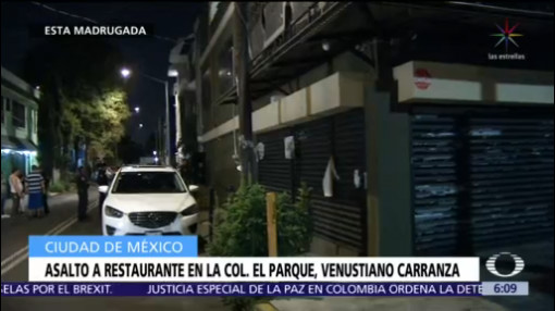 Asalto a restaurante en la colonia El Parque deja dos detenidos
