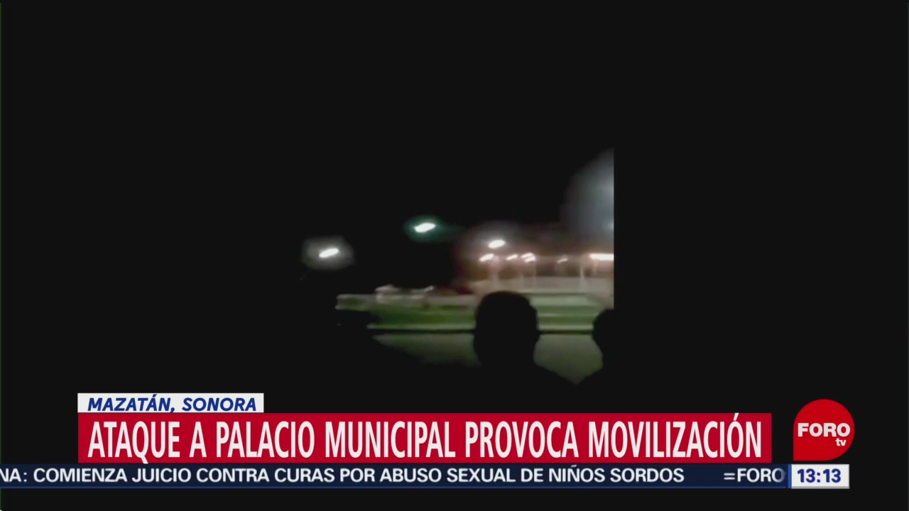 Foto: Atacan Balazos Palacio Municipal Mazatlán Sonora