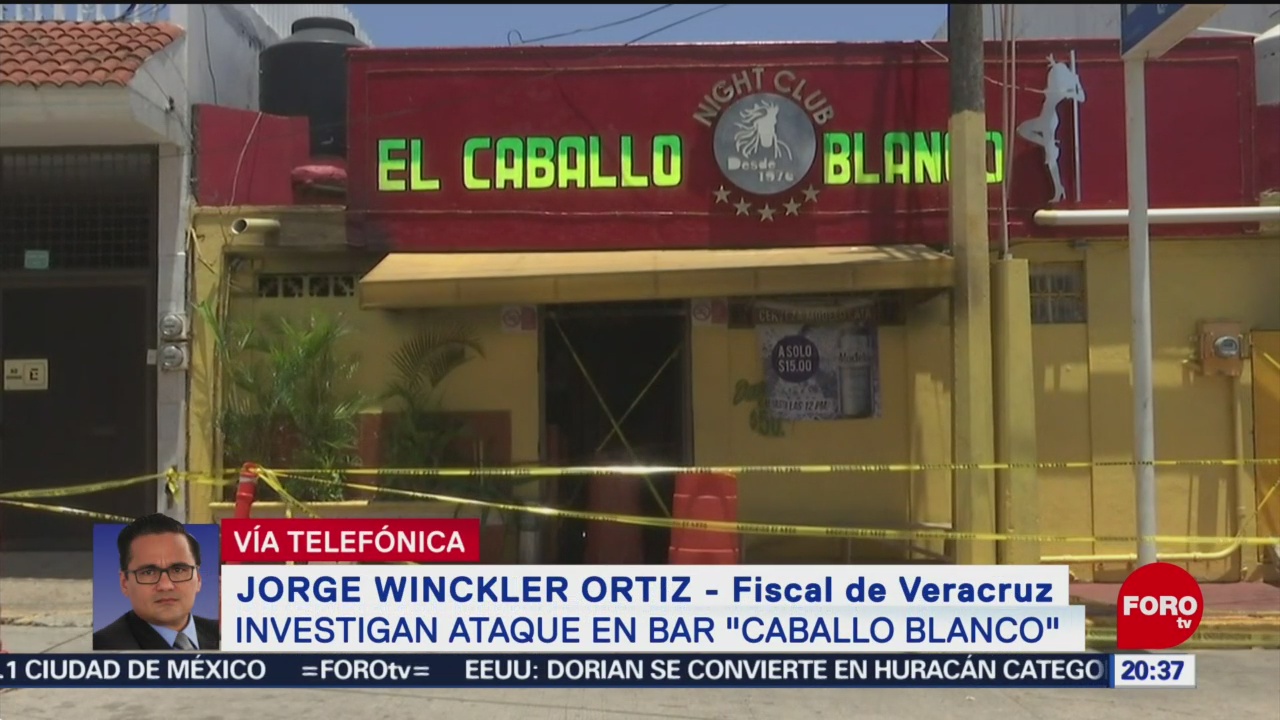Foto: Ataque Bar Coatzacoalcos Acto Terrorismo Winckler 28 Agosto 2019