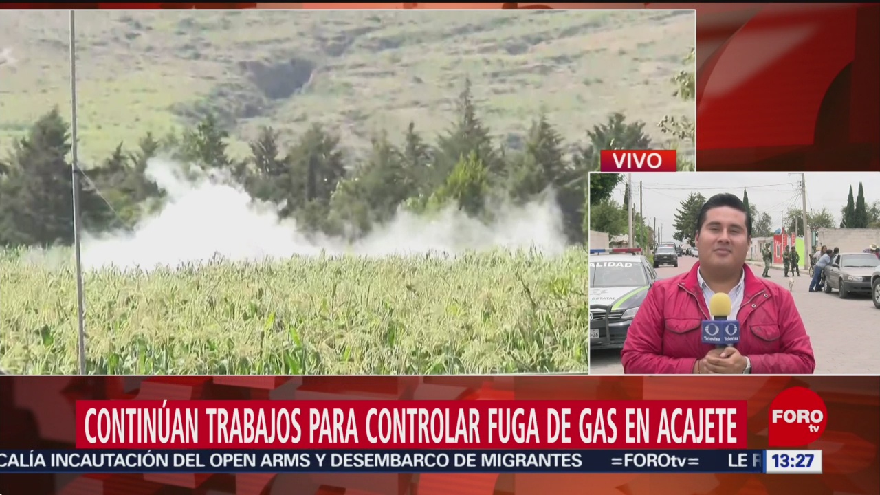 FOTO: Continúan Trabajos Para Controlar Fuga Gas LP México-Puebla