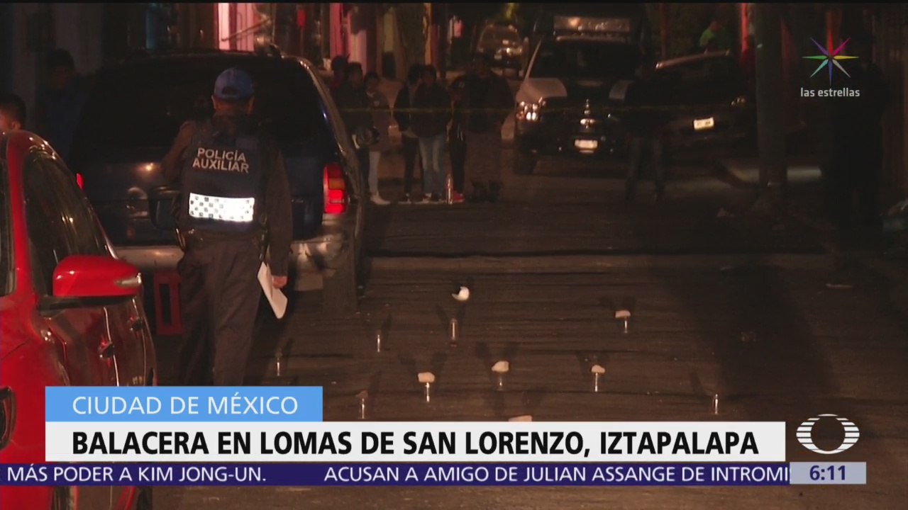 Balacera en Lomas de San Lorenzo, Iztapalapa, deja un muerto