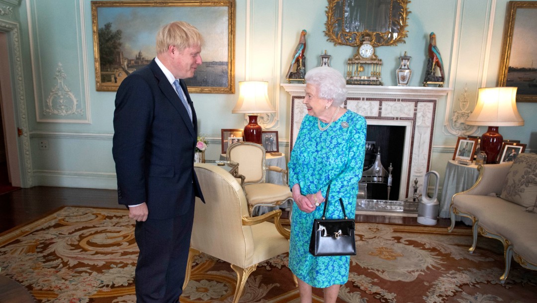 Foto: Boris Johnson e Isabel II, 24 de julio de 2019, Inglaterra