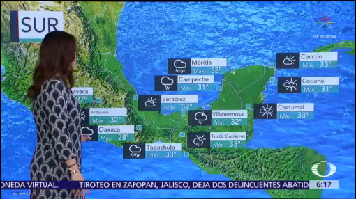 Canales de baja presión provocarán lluvias en 30 regiones de México