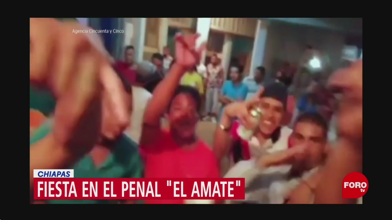 Foto: Video fiesta penal El Amate Chiapas
