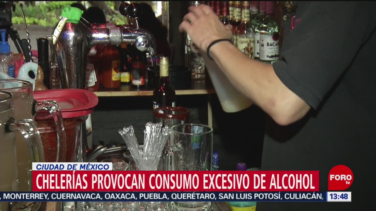 FOTO: Chelerías Provocan Consumo Excesivo Alcohol CDMX
