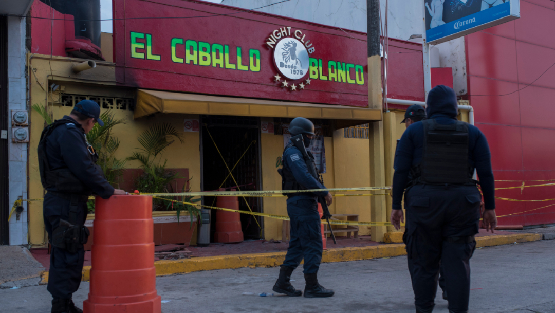 Foto. La madrugada del 28 de agosto se registró un ataque armado a un bar en Coatzacoalcos, Veracruz, 29 agosto 2019