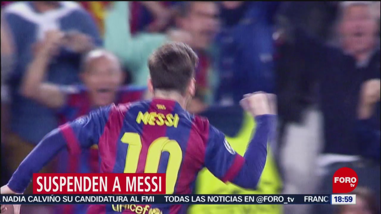 FOTO: Conmebol Suspende Por Tres Meses Lionel Messi