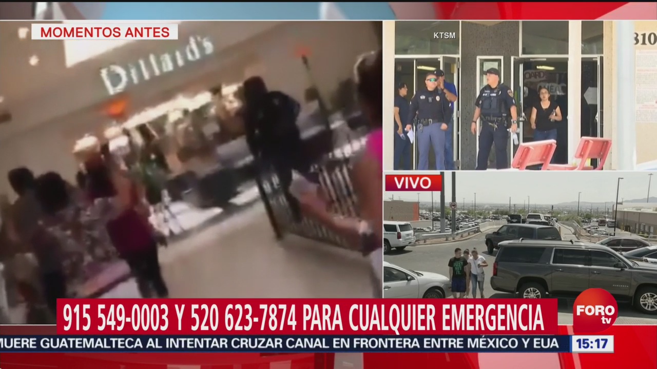 FOTO: Consulado de México en Texas da números de emergencia, 3 AGOSTO 2019