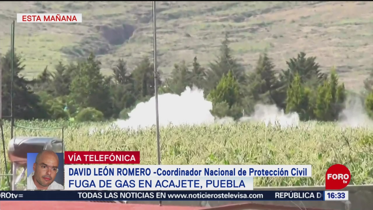 FOTO: Controlan Fuga De Gas Por Toma Clandestina Acajete Puebla