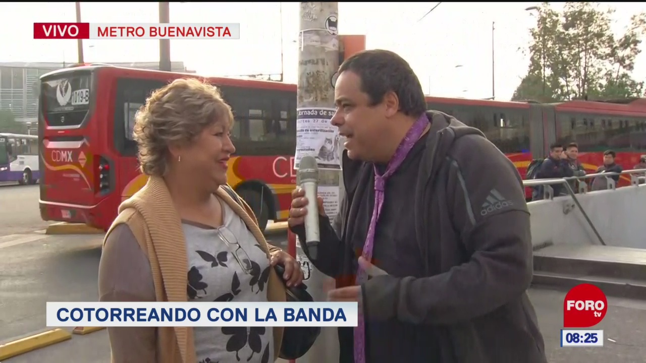 #CotorreandoconlaBanda: ‘El Repor’ suelto en el metro Buenavista