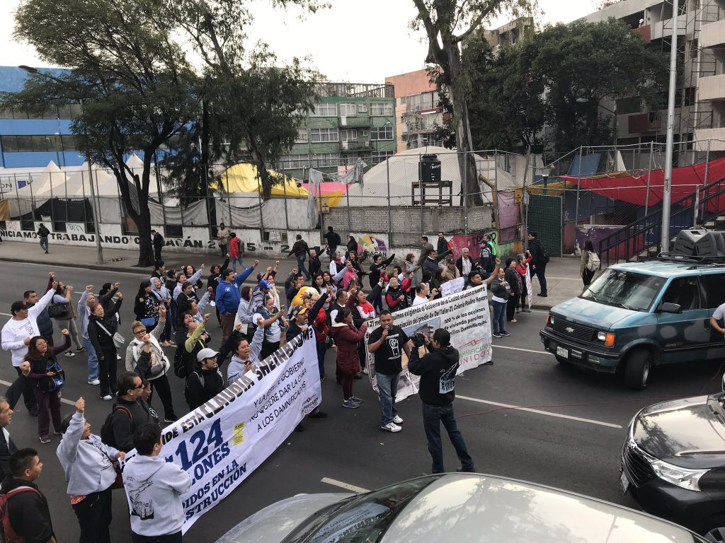 Foto Damnificados bloquean Tlalpan; Asamblea del Multifamiliar se deslinda 9 agosto 2019