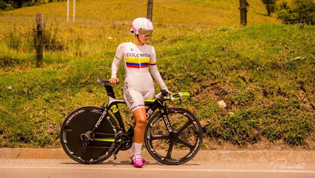 Danna Valentina Méndez ciclista colombiana