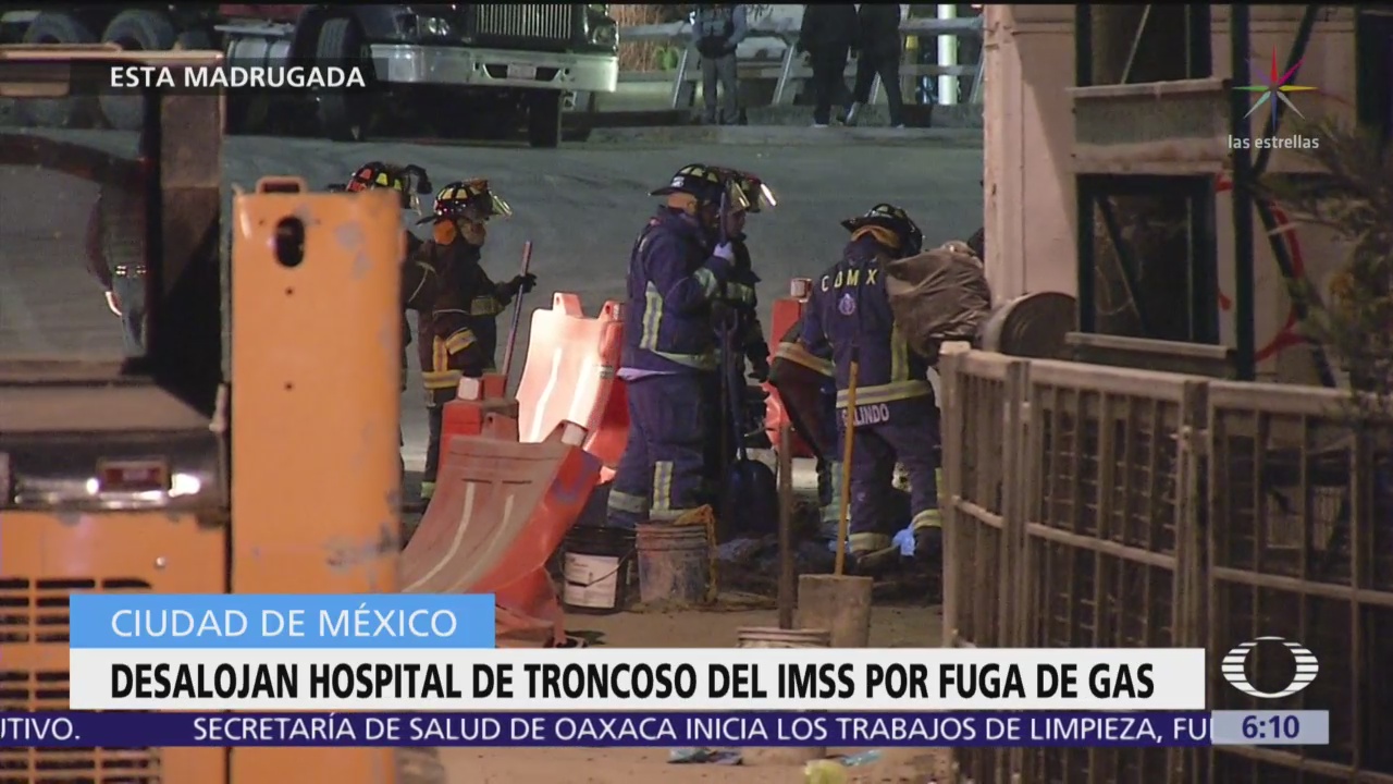 Desalojan a pacientes del hospital de Troncoso del IMSS por fuga de gas