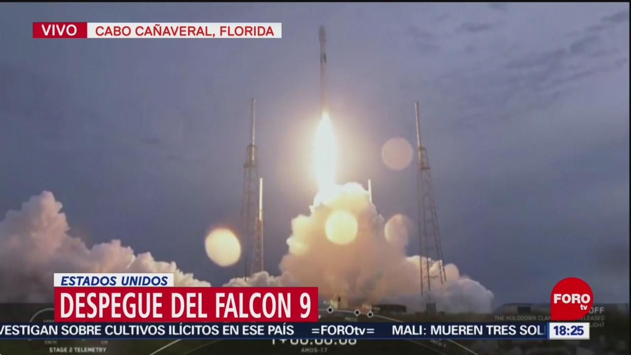 Foto: Despega Falcon 9 Cabo Cañaveral Florida