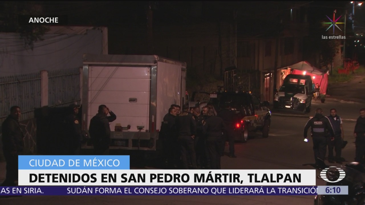 Detienen a presuntos criminales en San Pedro Mártir, Tlalpan