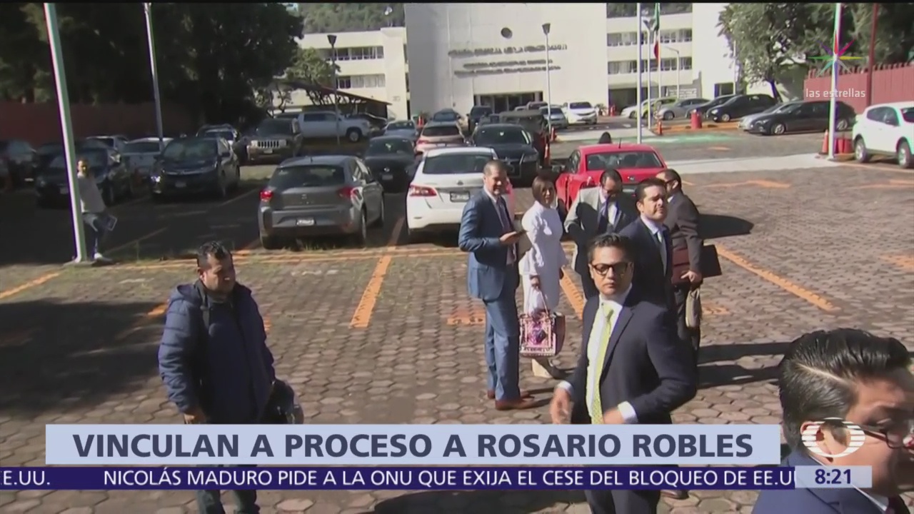 Dictan prisión preventiva oficiosa a Rosario Robles