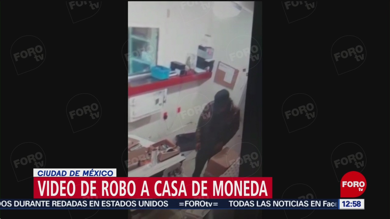 Difunden video del asalto a la Casa de Moneda de México