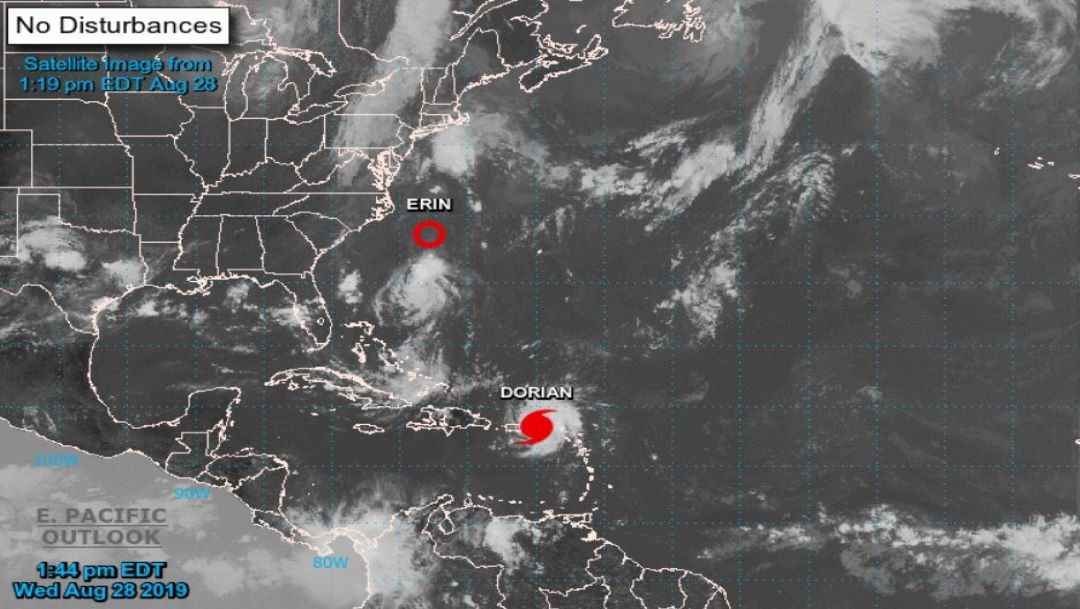 Foto ‘Dorian’ se convierte en huracán sobre las Islas Vírgenes de EU 28 agosto 2019
