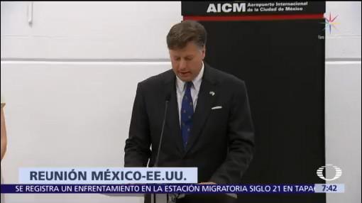 Ebrard y Durazo se reúnen con el embajador de EU en México