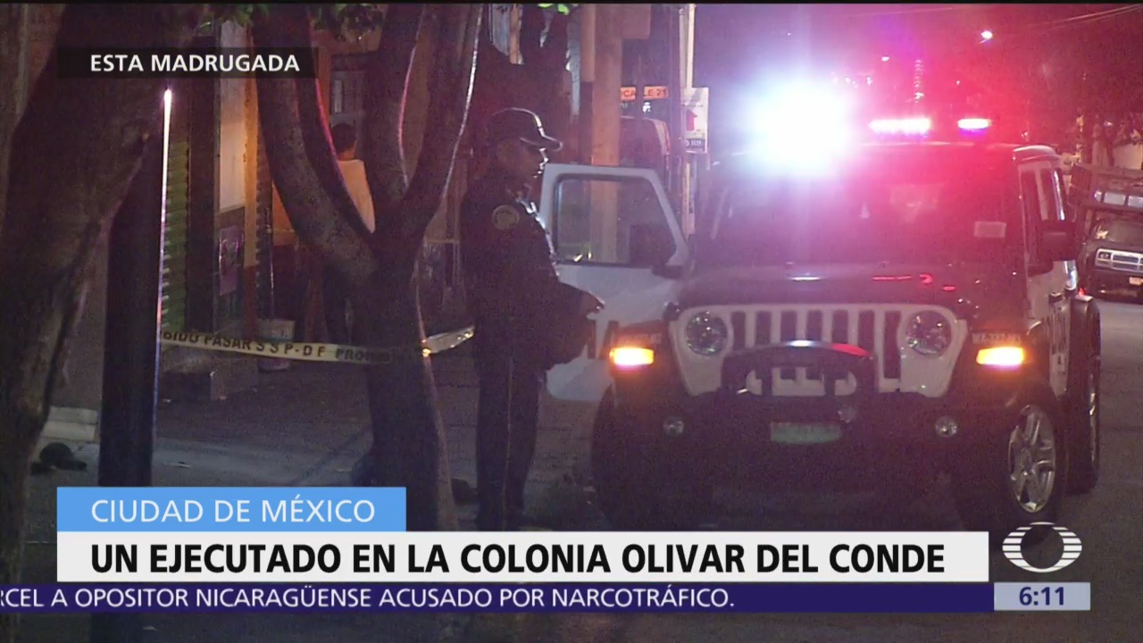 Ejecutan a hombre en la colonia Olivar del Conde, CDMX