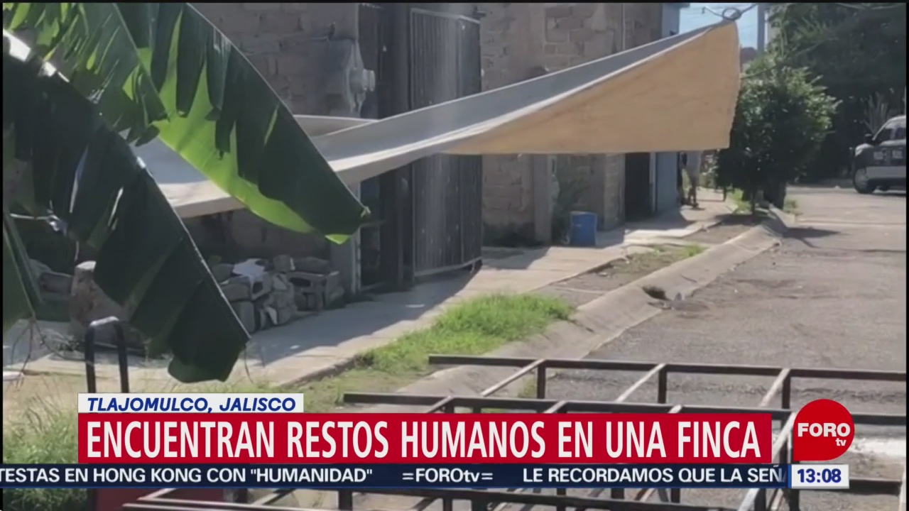 FOTO: Encuentran restos humanos en una finca de Tlajomulco, Jalisco, 31 Agosto 2019