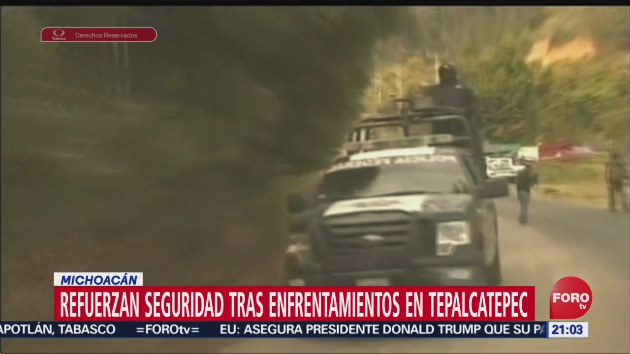 Foto: Enfrentamiento Tepalcatepec Michoacán 9 Muertos 30 Agosto 2019