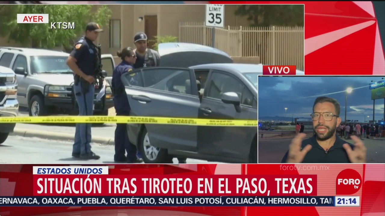 FOTO: Evitan salir a la calle tras tiroteo en El Paso, Texas, 4 Agosto 2019