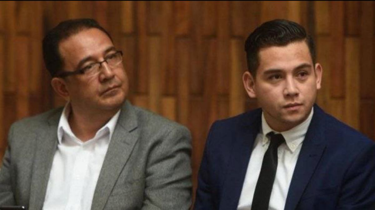 Foto: José Manuel Morales y Samuel Morales, hijo y hermano del presidente de Guatemala, Jimmy Morales. Noticieros Televisa