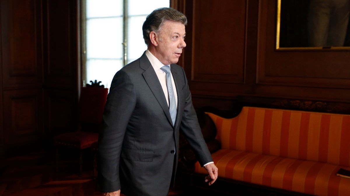 Foto: Juan Manuel Santos, expresidente de Colombia. AP/Archivo