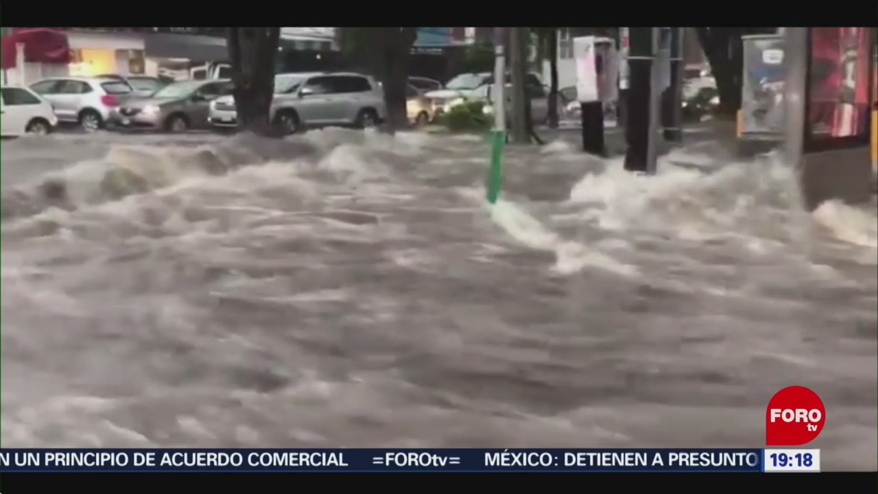Foto: Fuerte Lluvia Inundaciones Guadalajara Jalisco 26 Agosto 2019