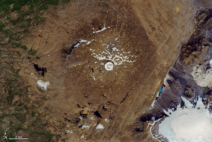 Foto Imágenes de la NASA muestran desaparición de un glaciar en Islandia 14 agosto 2019