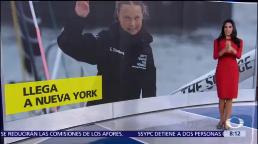 Greta Thunberg cruza el Atlántico en velero 'cero carbono'