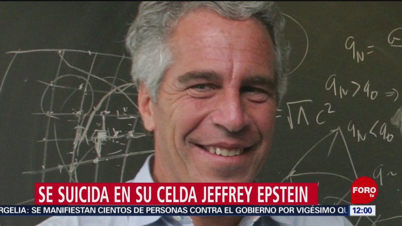 FOTO: Hallan muerto en su celda al millonario Jeffrey Epstein, 10 Agosto 2019