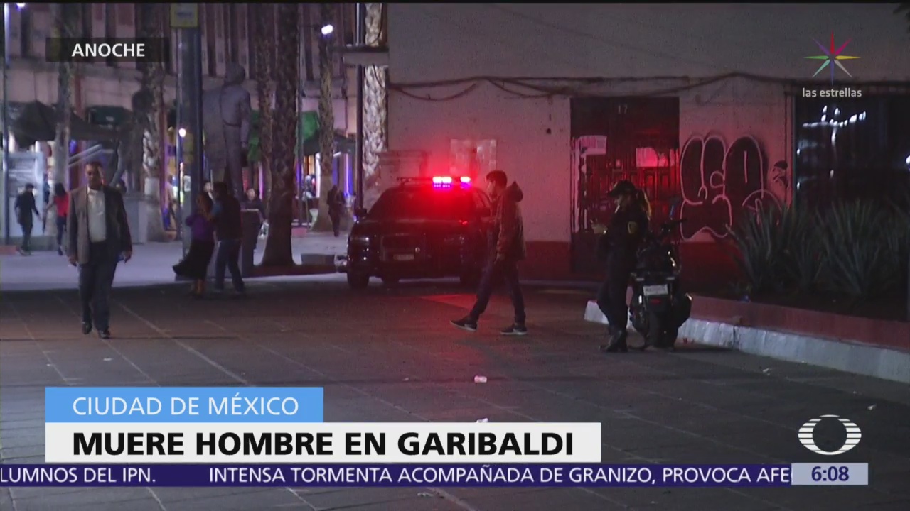 Hombre muere por congestión alcohólica en Plaza de Garibaldi